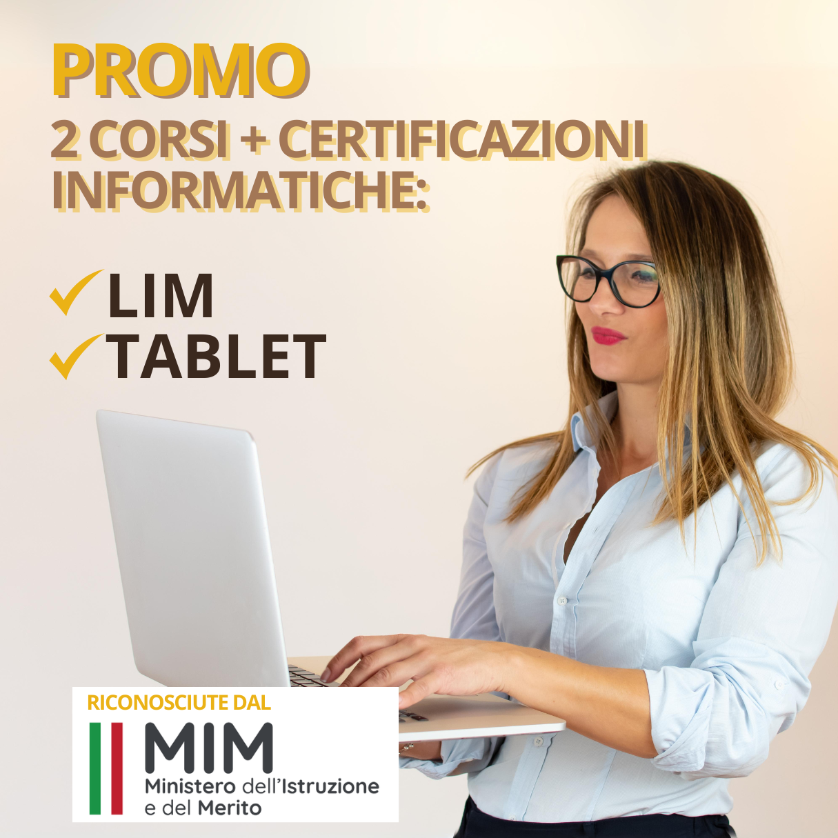 PACCHETTO 2 certificazioni informatiche (LIM + TABLET)